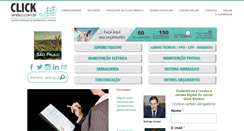 Desktop Screenshot of clicksindico.com.br
